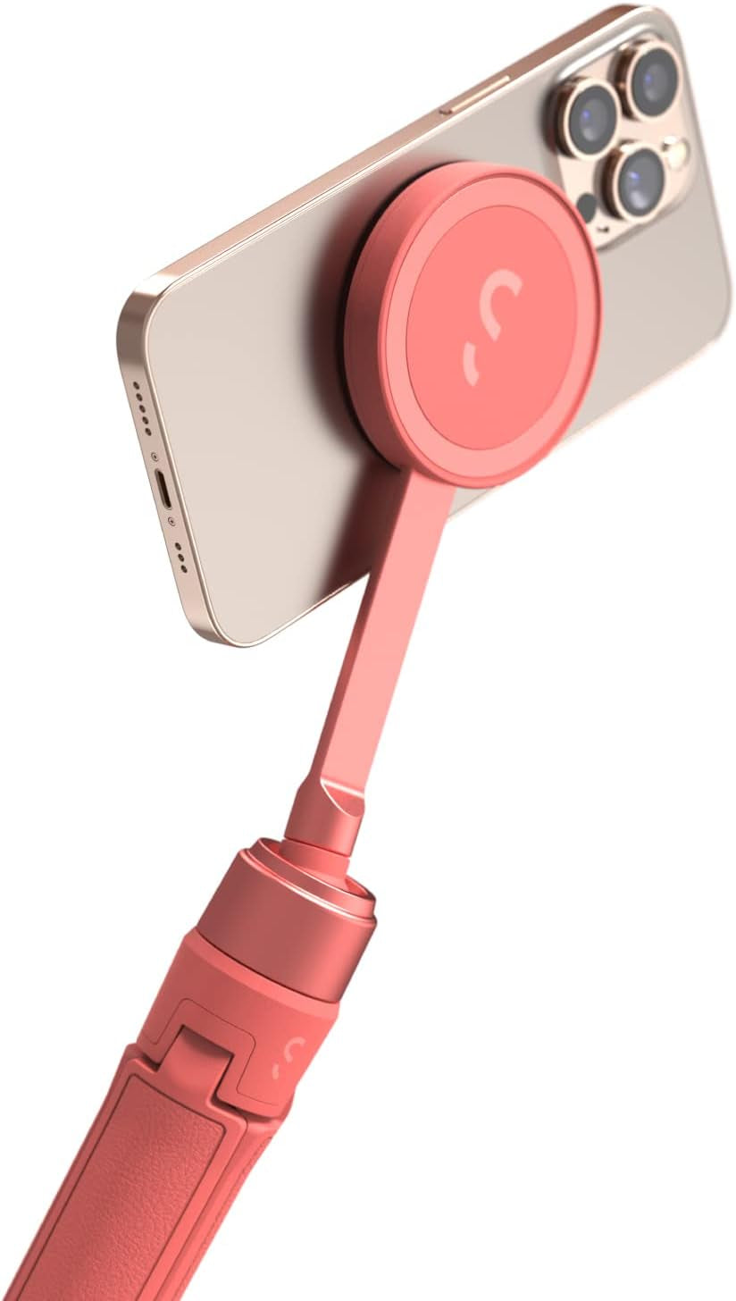 Shiftcam Snappod - Video Selfie Stick and Tripod - Magnetic Mount Snaps on to Any Phone - Tiltable Design | Midnight  ShiftCam Pomelo SnapPod 