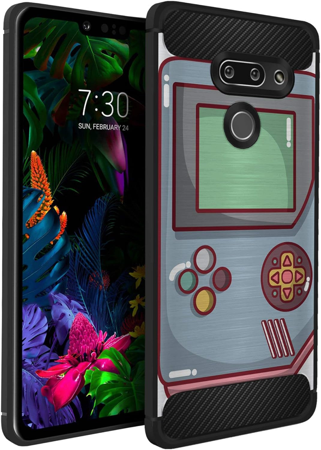 Casesondeck Case Compatible with [LG G8 Thinq/Lg G8] Pictorial Patterned TPU Design Case Flexible Slim and Elegant (Astronaut)  CasesonDeck Pocket Game  