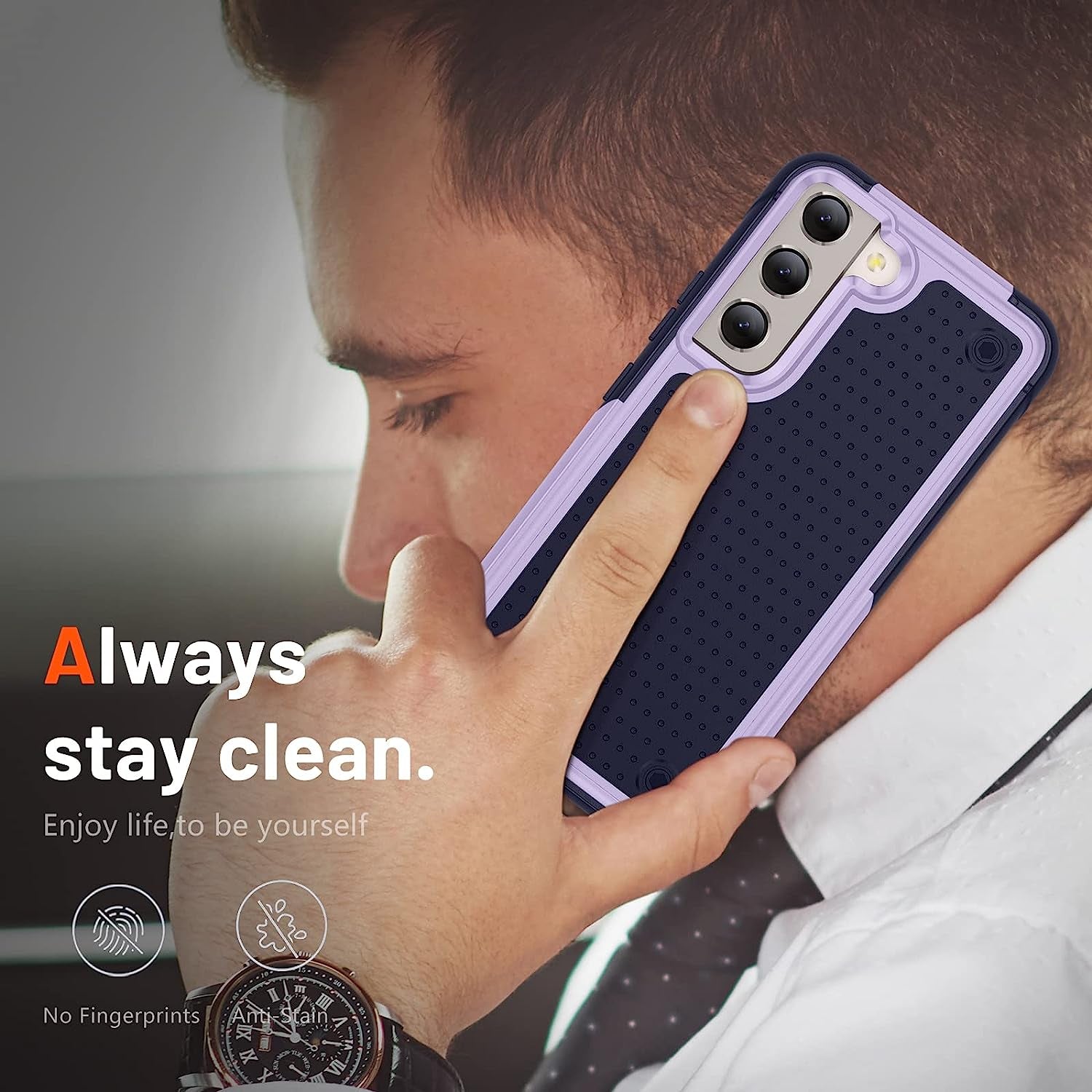 TORRTOWAY Designed for Samsung Galaxy S22 plus Case Galaxy S22+ Case Gift Militay Grade Drop Protective Cover Shockproof Case for Galaxy S22 plus Phone Case for Women Men Boy Girl (Purple+Blue)  TORRTOWAY   