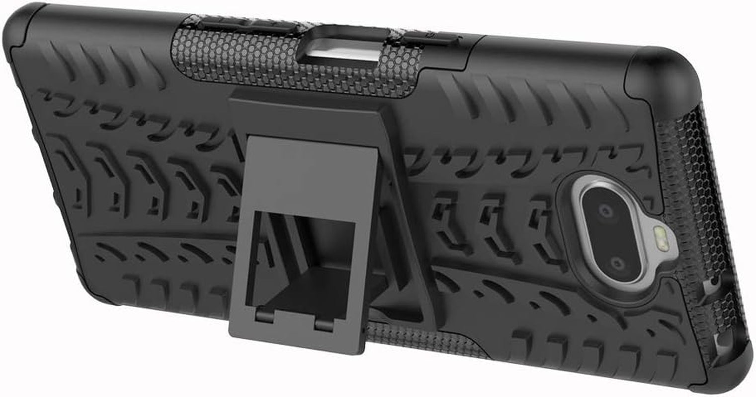 Jielangxin Keji Case for Sony Xperia 8 Case Cover,Case for Sony Xperia 8 Case Shockproof Mobile Phone Case Stand Black  Jielangxin Keji   