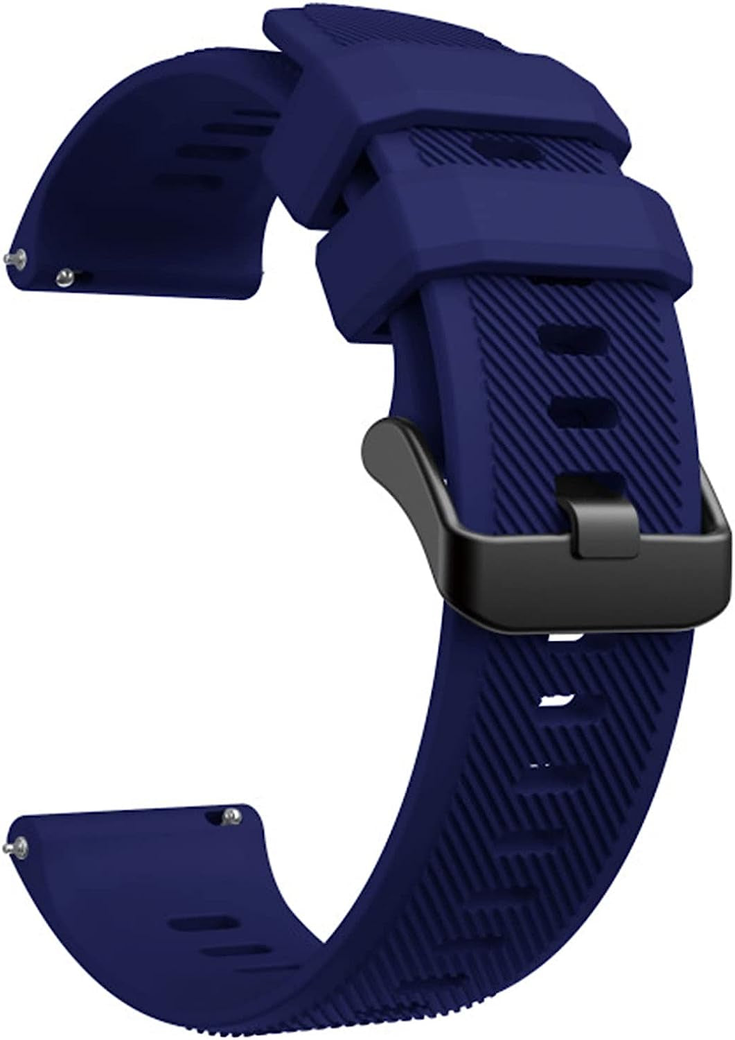 ZLAST Sport Silicone Watch Band Strap for Garmin VENU 2,Forerunner745,Vivoactive 4,Fenix Chronos, Replacement 22Mm Wristband  ZLAST Dark blue Garmin Active 