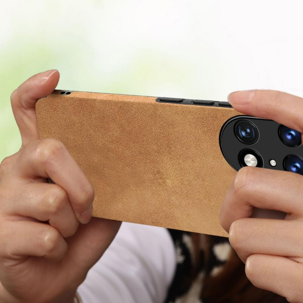 YOGISU PU Leather Phone Case for Huawei P50 Pro Lite P40 Nova 10 9 5T Honor 20 30 50 70 Shockproof Matte Soft Fabric Cover,Navy,For P50 Pro  YOGISU   