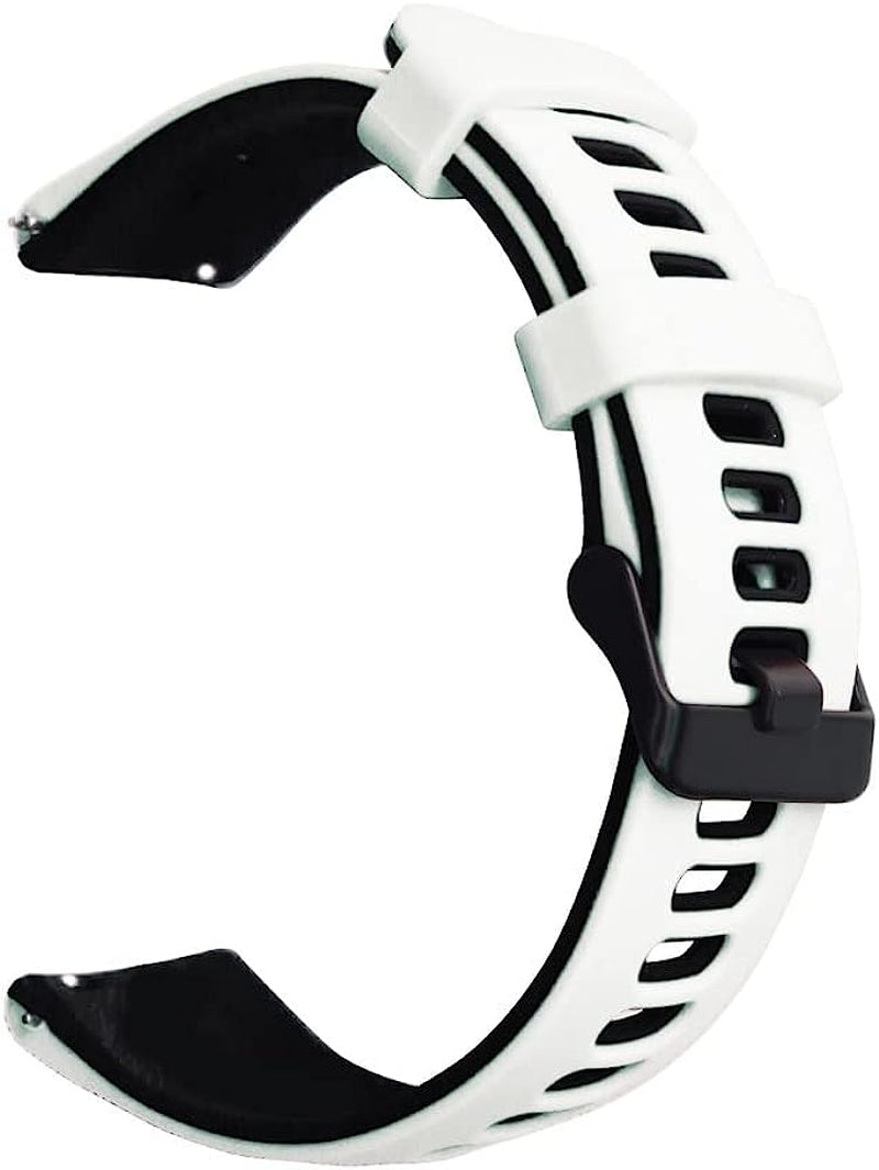 TWRQA Sport Silicone Bands for Garmin Venu 2 Plus/Sq Wrist Straps for Forerunner 245 645M 158 55 Vivoactive 4 3 Music 20MM/22MM  TWRQA I For Forerunner 245 645 