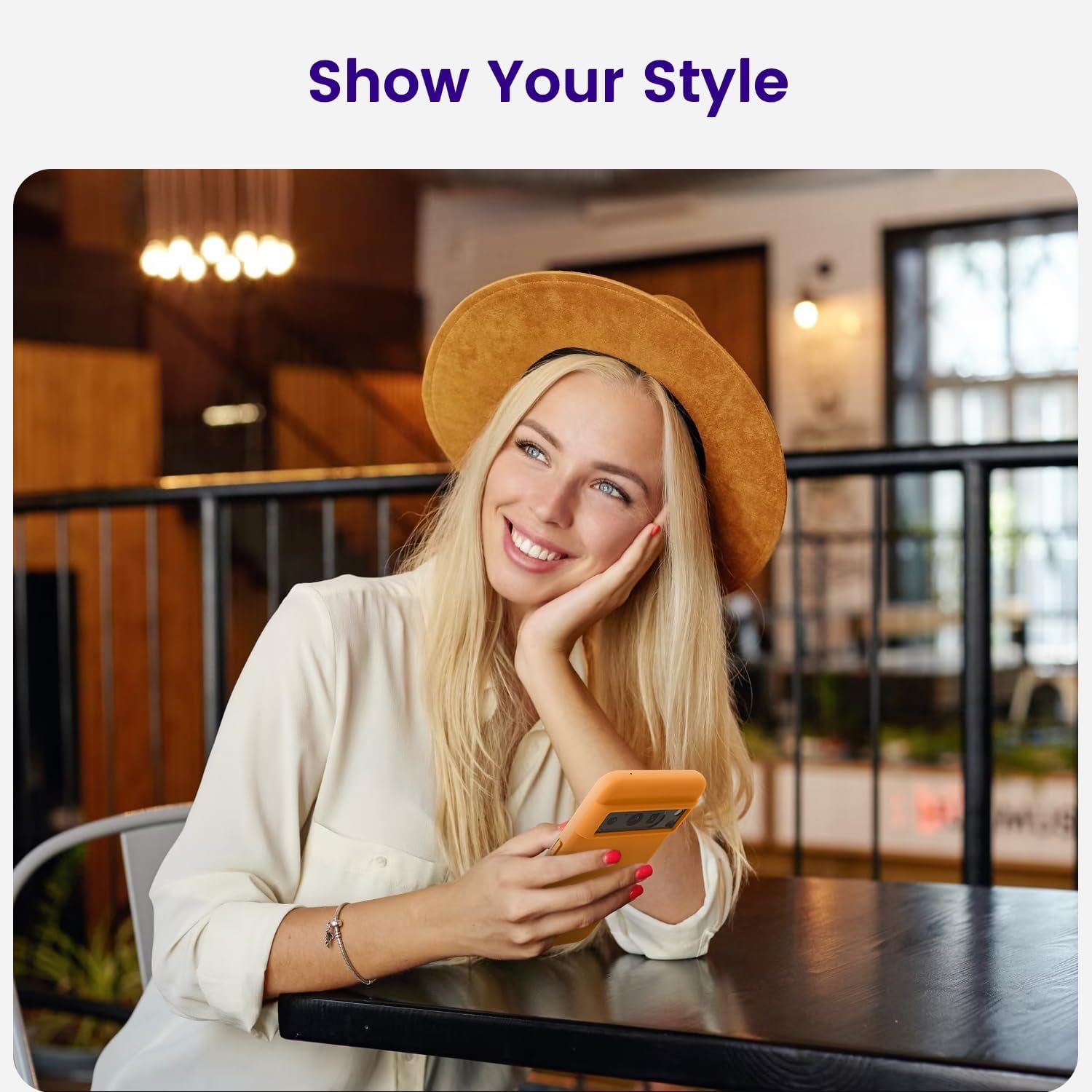 OTOFLY Designed for Pixel 8 Pro Case, Silicone Shockproof Slim Thin Phone Case for Google Pixel 8 Pro 6.7 Inch (Apricot)  OTOFLY Direct   