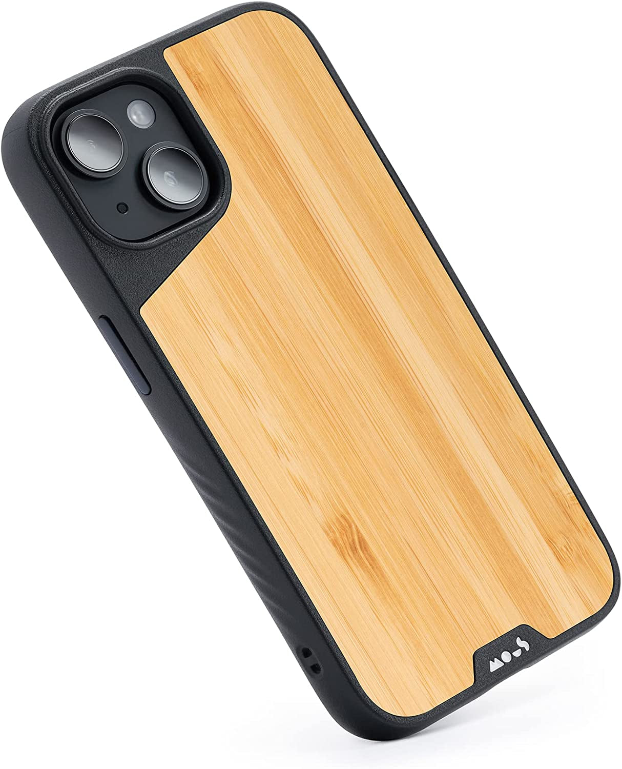 Mous - Protective Case for Iphone 14 Pro - Walnut - Limitless 5.0 - Fully Magsafe Compatible - Real Wood Iphone 14 Pro Case Shockproof  Mous Bamboo Iphone 14 Plus 