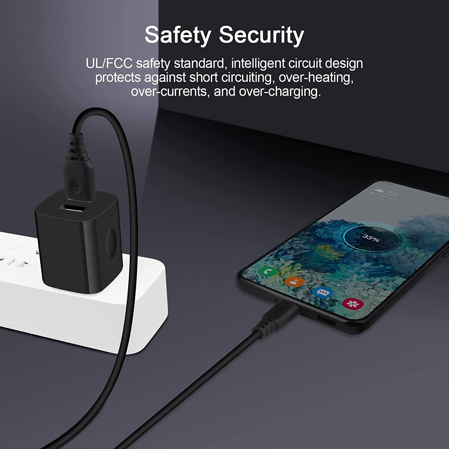 Black USB Wall Adapter, Charging Block, 3Pack Dual Port 2.1A Fast Wall Charger Brick Base Cube USB Plug Outlet Phone Charger Box Compatible Iphone 14 13 12 11 XS Max XR X 8 7 6 6S, Ipad, Samsung, LG  Shenzhen Putuo Technology Co.,Ltd   