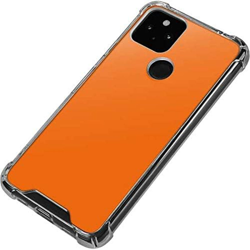 Skinit Clear Phone Case Compatible with Google Pixel 4A 5G Originally Designed Orange Design  Skinit   