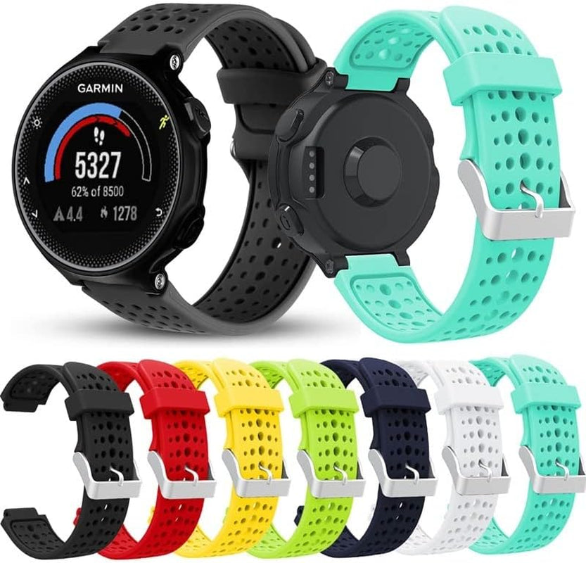 Eeomoik Bands for Garmin Forerunner 235 Band Silicone Bracelet for Forerunner 220/230/235/620/630/735XT/235 Lite Replacement Strap  EEOMOiK   