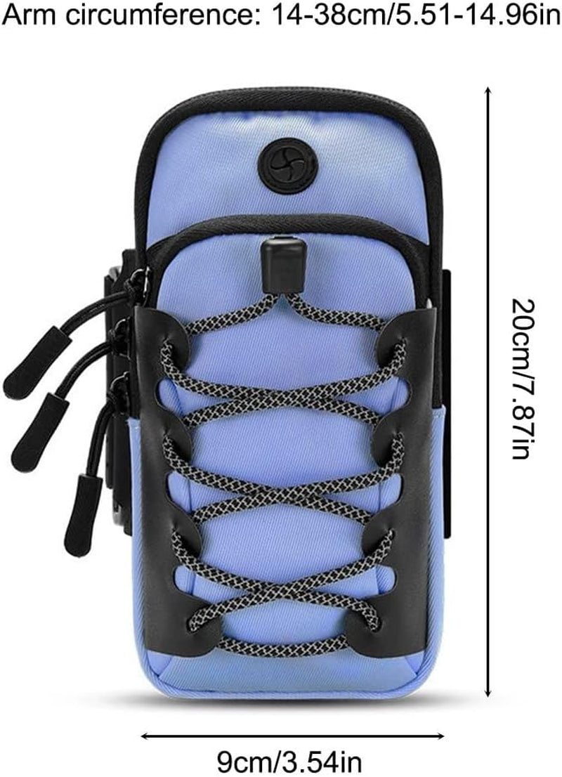 Mioyoow Running Armband,Reflective Waterproof Phone Running Holder with Headphone Jack Design for Walking,Hiking,Biking,Jogging  MiOYOOW   