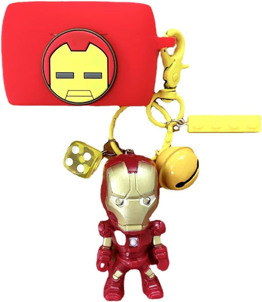 SXXQXXS Compatible for Jabra Elite E2 E3 E4 Active E5 75T 85T Case, Anti-Lost & Shockproof Easy Carrying Protective Silicone Case Cover (85T,Ironman 2)  SXXQXXS   