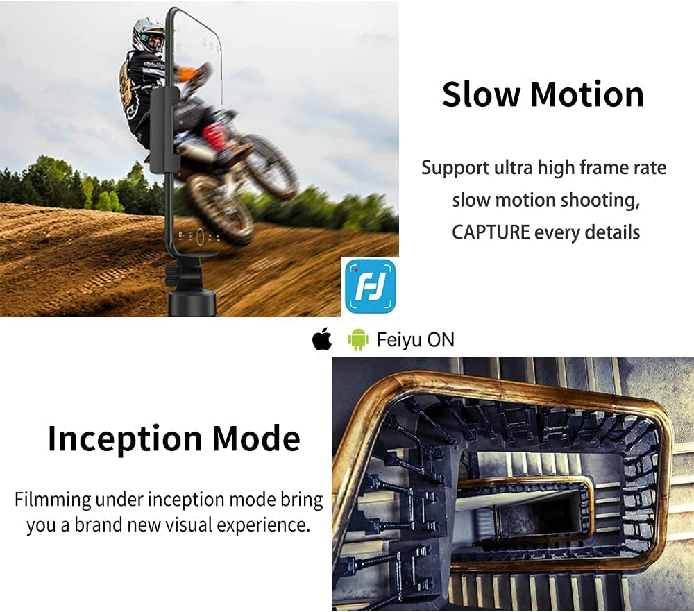 Feiyutech Vlog Pocket 2 Gimbal Stabilizer for Smartphone 3-Axis Foldable for Iphone 12/Mini XR XS Samsung HUAIWEI Xiaomi,Android/Iosapp Vlog Youtube Tiktok,Zoomcontrol,With Tripod,Max 0.55Lb  JZJ Tech   