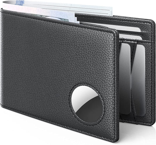 Typecase Men'S Slim Leather Bifold Wallet for Airtag | RFID Blocking | Top Grain Leather | 13 Credit Card Slots | Bill Divider | ID Window | Holder Compatible with Apple Airtag  typecase   