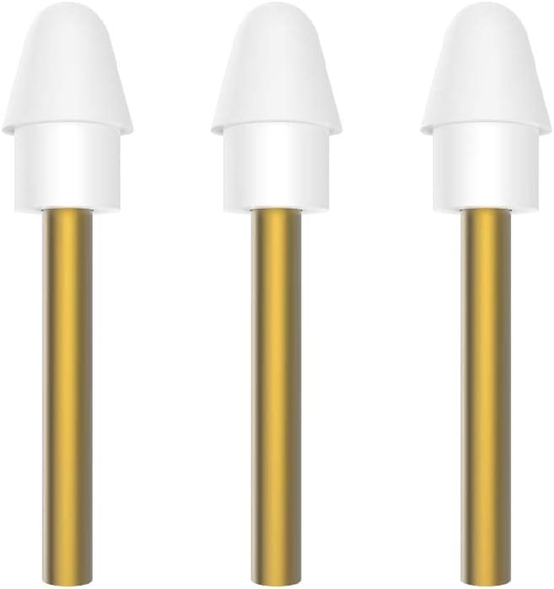 Penoval Silicone Pencil Nib/Tip Protector Cover Cap for Drawing Noiseless Compatible with Apple Pencil 1St/2Nd, Penoval Ipad Stylus Replacement Non-Slip Writing Nib/Tip Protector (8 Pcs Mixed Color)  Penoval A4 Nibs  