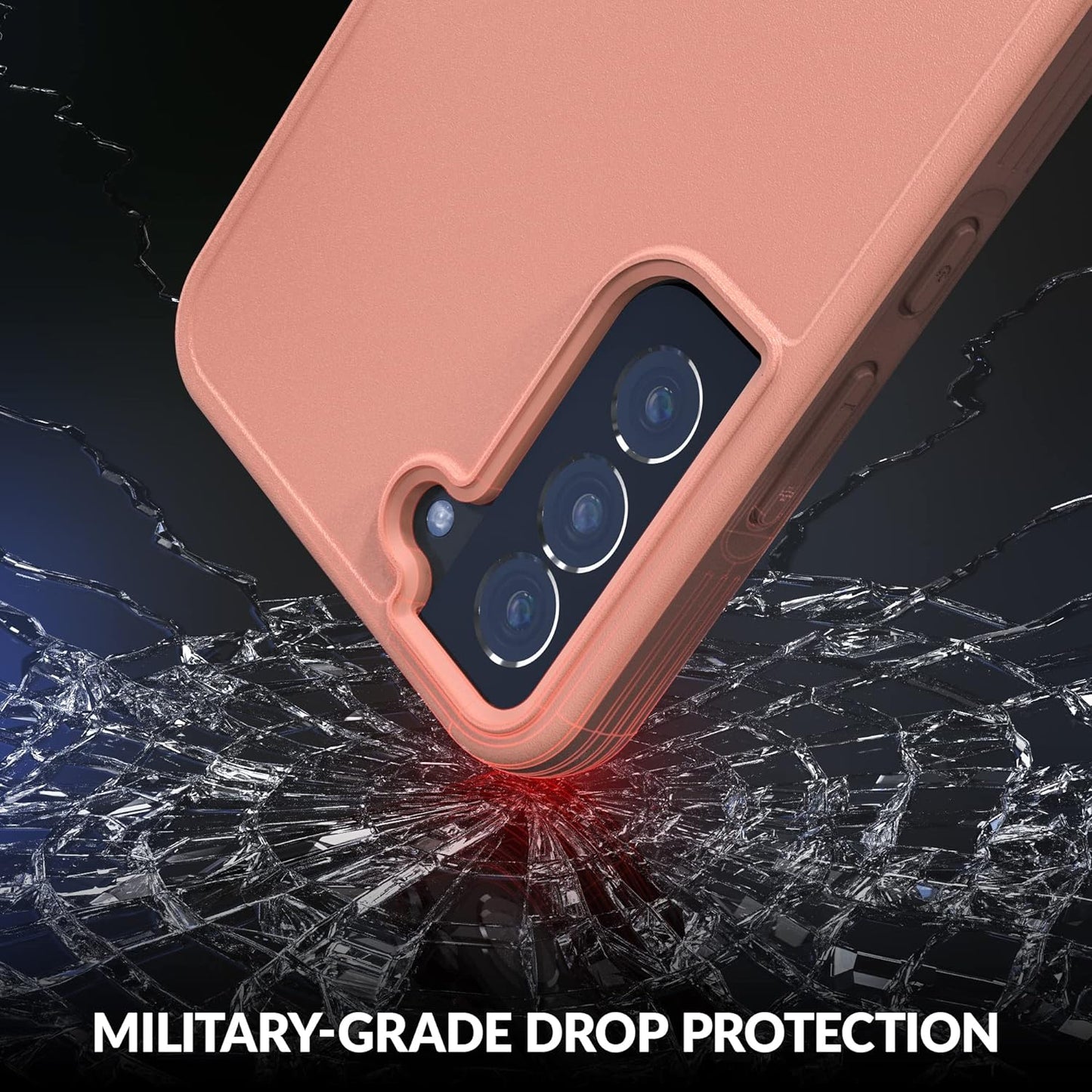 Crave Slim Guard Galaxy S22+ Case, Blush Shockproof & Drop Protection (6.6 Inch)  Crave   