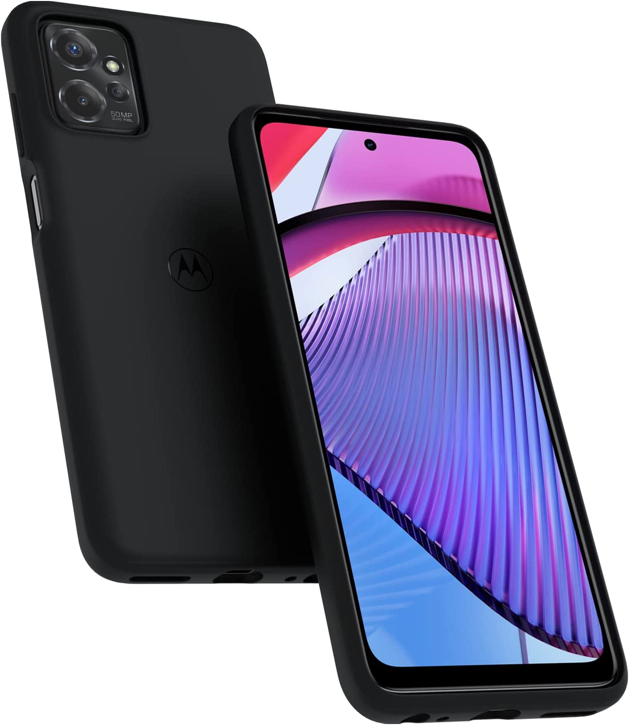 Motorola Moto G Power 5G (2023) Protective Case- Black - Precision Fit Shock Absorbing Cases for Enhanced Phone Grip, Style, Drop Protection for Your Moto G Power 5G 2023  Salom America Company   