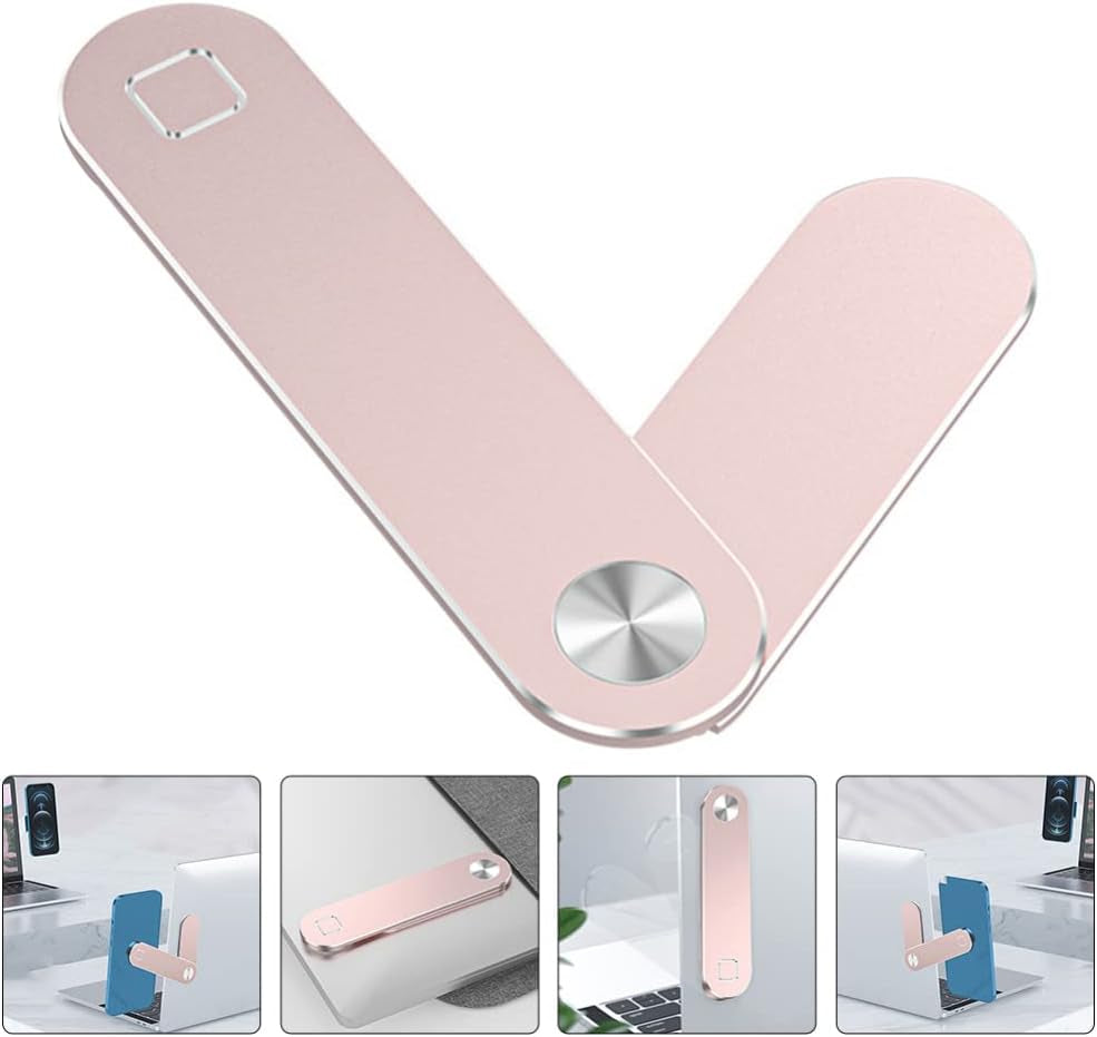 Gadpiparty Laptops Tablet Holder Laptop Magnetic Phone Holder Rack: Laptop Phone Mount Magnetic Foldable Laptop Extender Magnetic Phone Bracket Metal Stand Laptop Computer Laptop Computer  Gadpiparty   