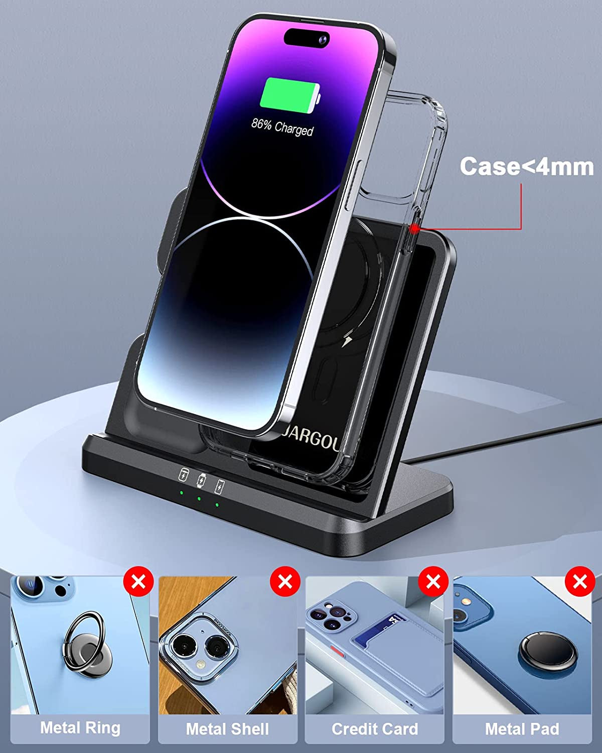 𝟮𝟬𝟮𝟯 𝗡𝗲𝘄 Wireless Charging Station 3 in 1 Wireless Charger for Iphone 14 13 12 11 Pro Max/X/8 Charging Station for Multiple Devices for Apple Watch Ultra SE 8 7 6 5 4 3 2 for Airpods Pro 3 2  Guanyu(Dongguan) Intelligent Technology Co.,Ltd   