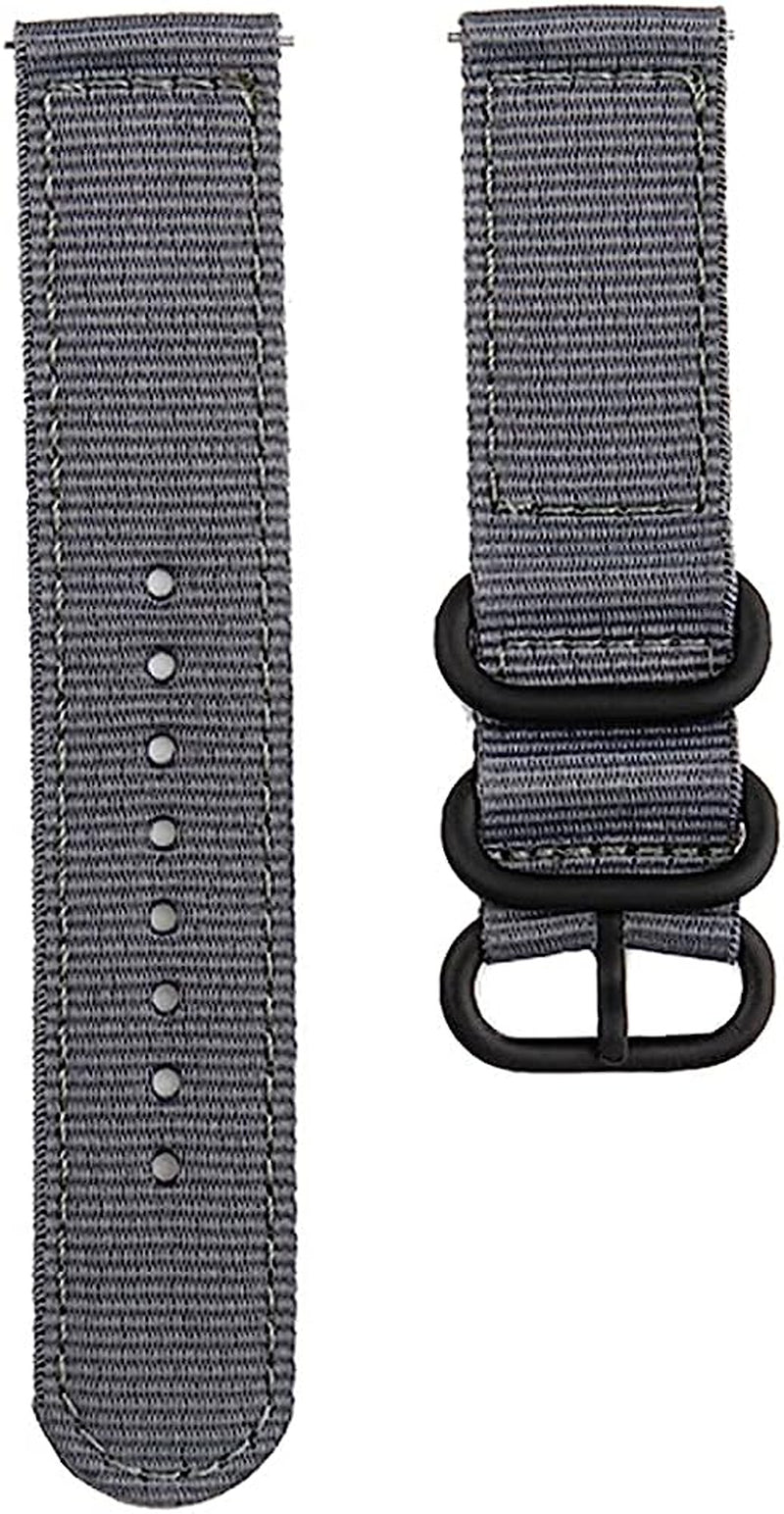 KAVJU for Garmin Venu SQ 2 2S Nylon Canvas Sport Watchband Bracelet 18Mm 20Mm 22Mm Band Straps for Garmin Vivoactive 3 4 4S Correa  KAVJU A For Venu 2 