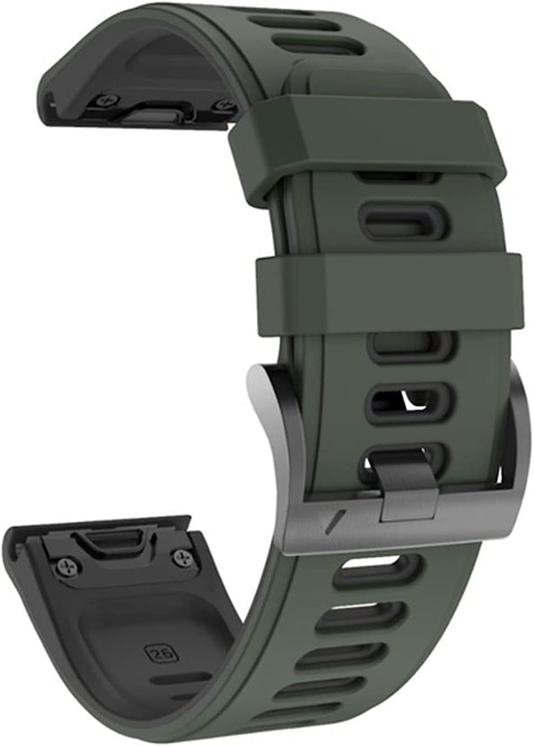 MURVE Silicone Smart Watch Band Bracelet Straps for Garmin Fenix 7X 7 6X 6 Pro 3HR Release 22 26Mm Quick Easyfit Watchband Correa  MURVE Army Blue 22mm Fenix 7 