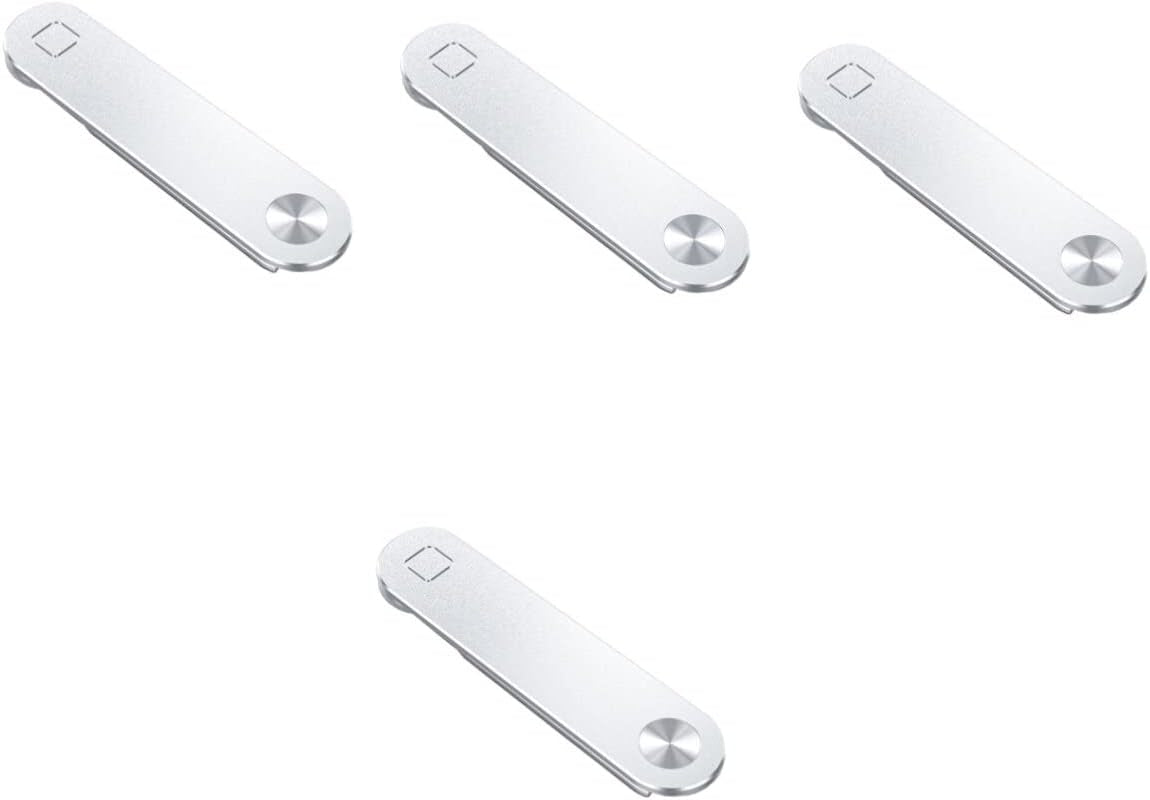 Tofficu Computer Phone Holder Roost Laptop Stand Magnetic Mount Rotating Stand 3Pcs Magnetic Laptop Stand Magnetic Computer Stand Laptop Holder for Lap Rotary Laptop Stand Laptop Stands  Tofficu Silverx4pcs 12X3X0.5CMx4pcs 