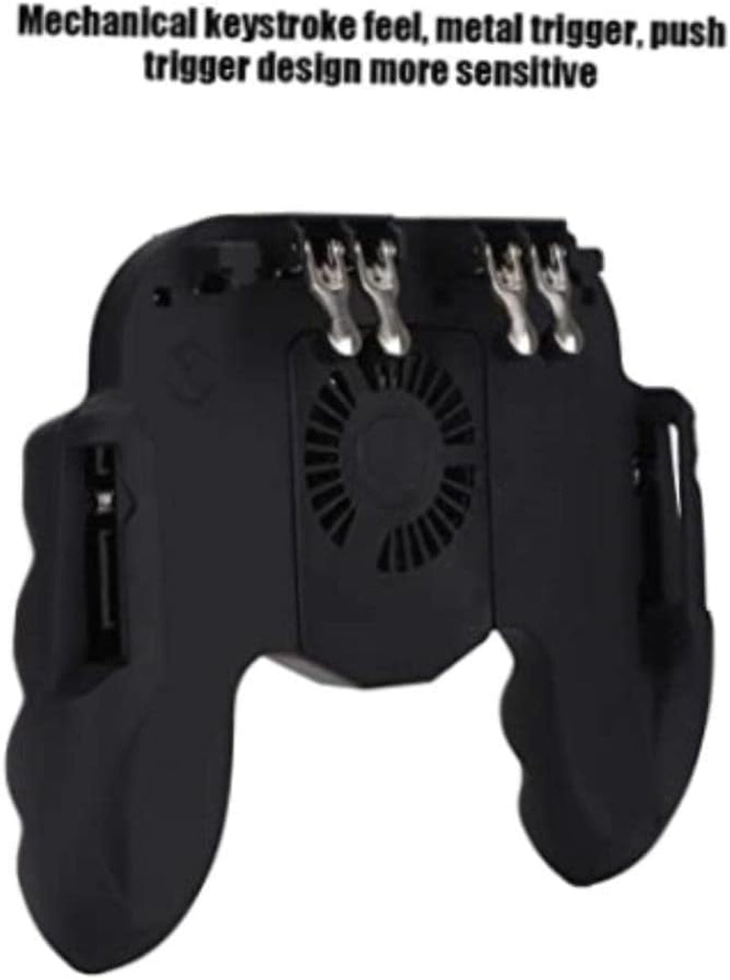Enhance Your Mobile Gaming with Heat Dissipation Game Handles and Joystick Grip with Cooling Fan - PUBG Mobile Controllers and Smartphone Gaming Triggers - Must-Have Gaming Accessories  AUZMPIHT   