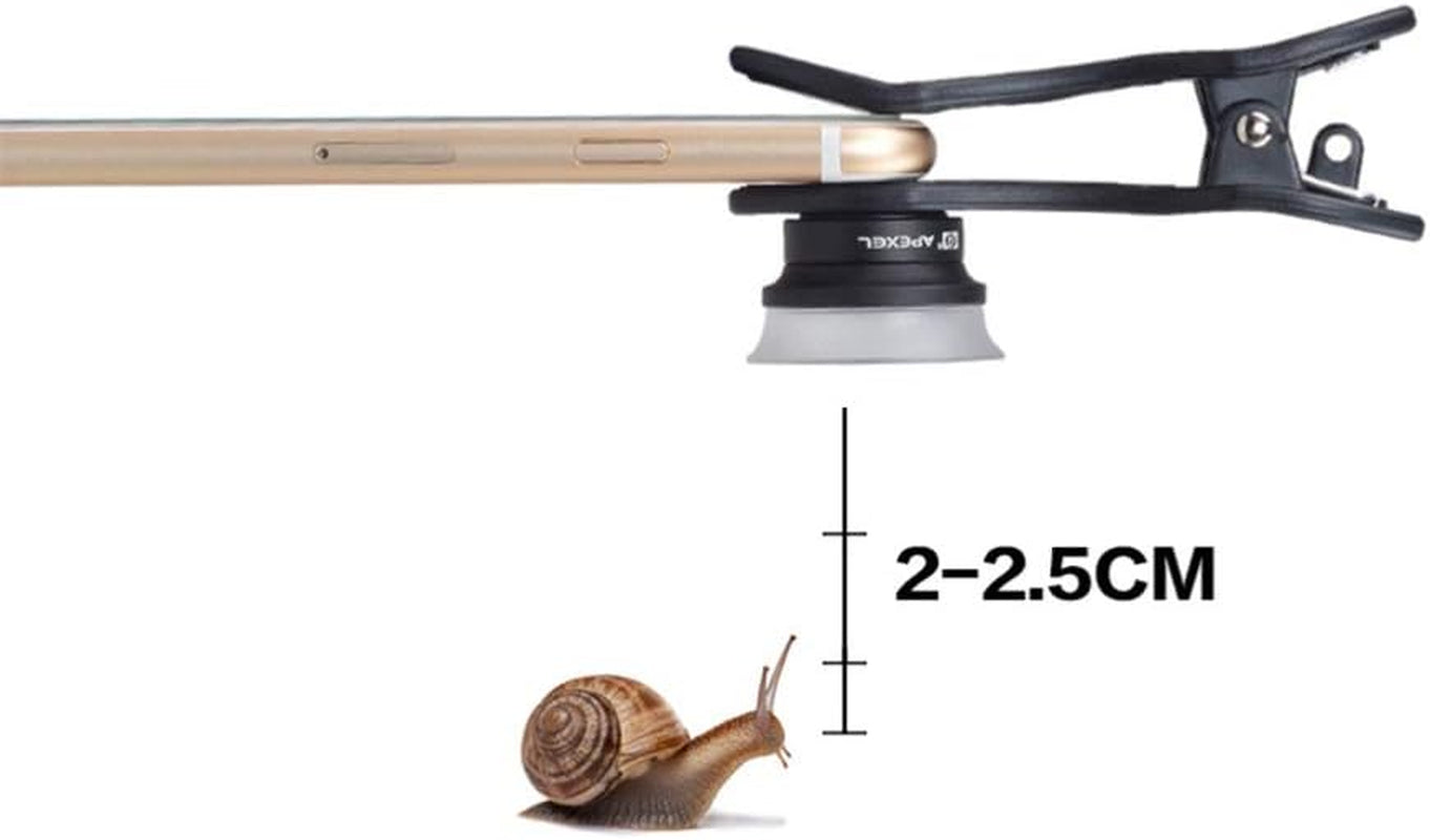 Hemobllo Phones Telephoto Lens Phone Camera Lens 12/24X Macro Lens Telephoto Zoom Wide Angle Lens Clip on Mobile Phone Lens for Smartphone Smart Phone Smart Phone Smart Phone  Hemobllo   