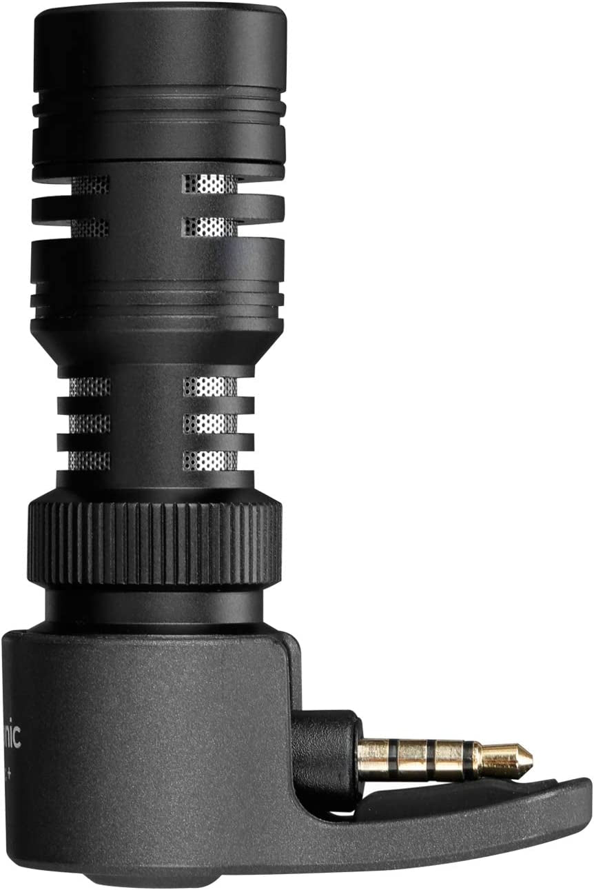 Saramonic Plug&Play 3.5Mm TRRS Mini Shotgun Microphone for Smartphone, Android Iphone Mic for Youyube Vlog Interview Studio Video Recording  Saramonic   