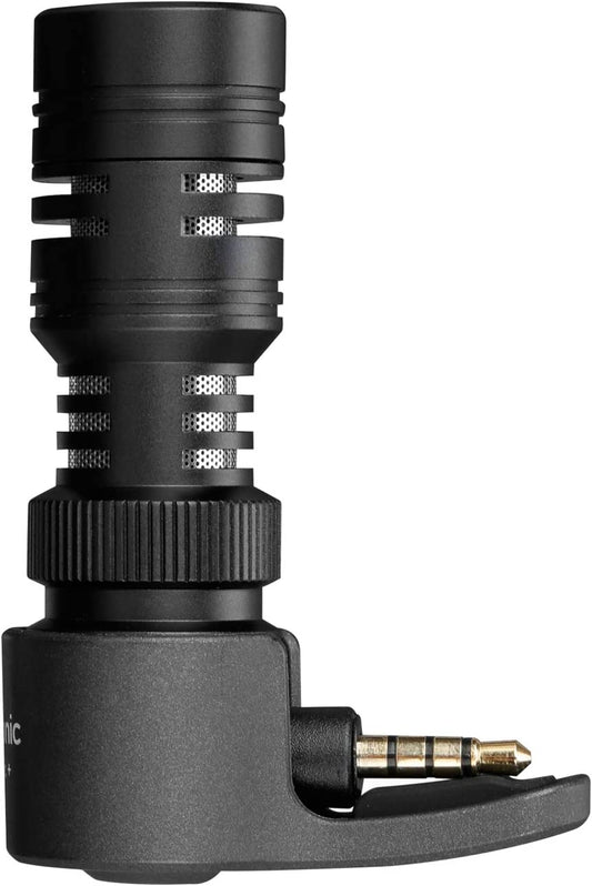 Saramonic Plug&Play 3.5Mm TRRS Mini Shotgun Microphone for Smartphone, Android Iphone Mic for Youyube Vlog Interview Studio Video Recording  Saramonic   