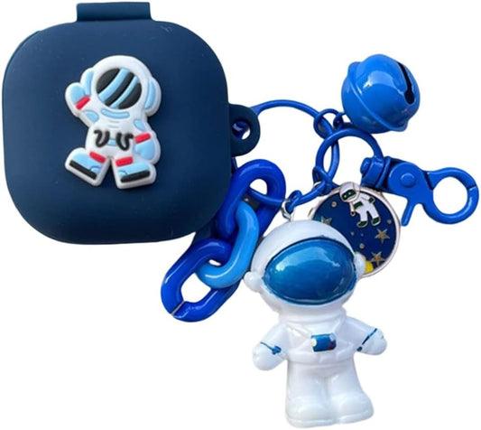 SKPY Cases for Samsung Galaxy Buds2 Pro/Buds 2/Buds Pro/Buds Live with Pendant, Cute Silicone Astronaut Cartoon Shockproof Cover for Girls Boys  SKPY   