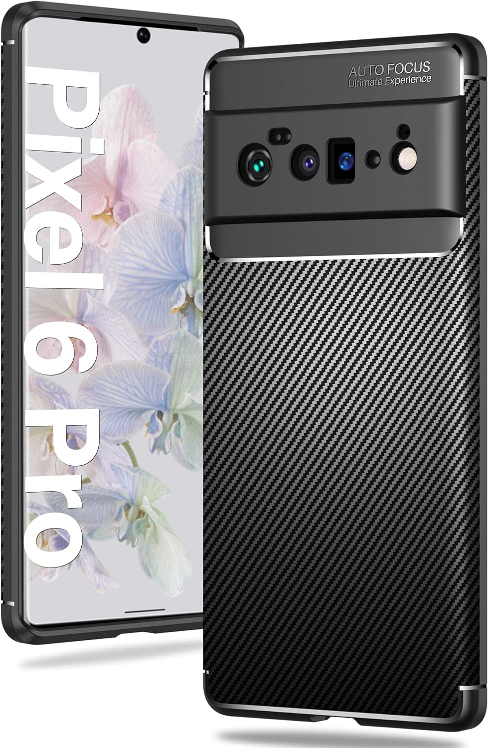 Vakoo Google Pixel 6 Pro Case (6.71-Inch), Soft TPU Series Anti-Fingerprint Anti-Scratch Protective Phone Case for Google Pixel 6 Pro (6.71 Inches, 2021) - Matte Black  Vakoo   