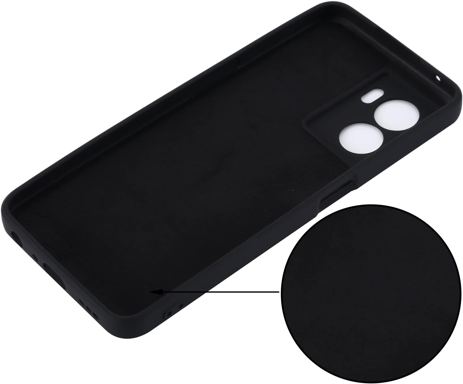 DAMONDY for Oneplus Nord N300 Case,Oneplus Nord N300 5G Phone Case,Slim Liquid Silicone Full Covered Soft Gel Rubber Case Cover Compatible with Oneplus Nord N300 5G -Black  DAMONDY   