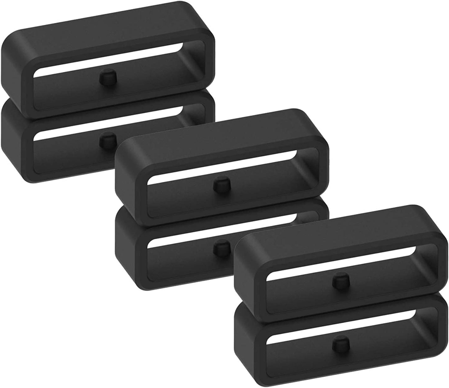 6-Pack Fastener Rings Compatible with Garmin Forerunner 35/235/735XT, for Forerunner 945/935 Band Keeper, Silicone Replacement Watch Band Loop/Holder/Retainer  RuenTech   