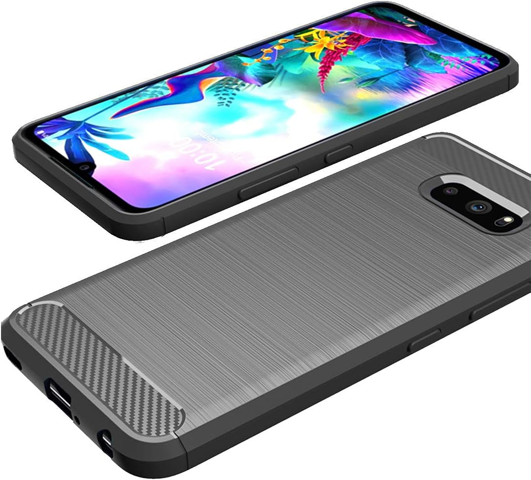 Osophter for LG G8X Thinq Case,Lg V50S Thinq Case Shock-Absorption Flexible TPU Rubber Full-Body Protective Phone Cover for LG G8X Thinq/V50S Thinq(Black)  Osophter   