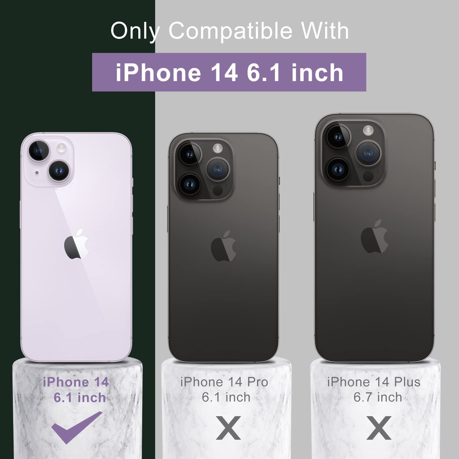 DEENAKIN Iphone 14 Case with Screen Protector,Enhanced Camera Cover,Passing 16Ft Drop Tested Soft Silicone Gel Rubber,Slim Fit Protective Phone Case for Iphone 14 6.1" Army Green  DEENAKIN   