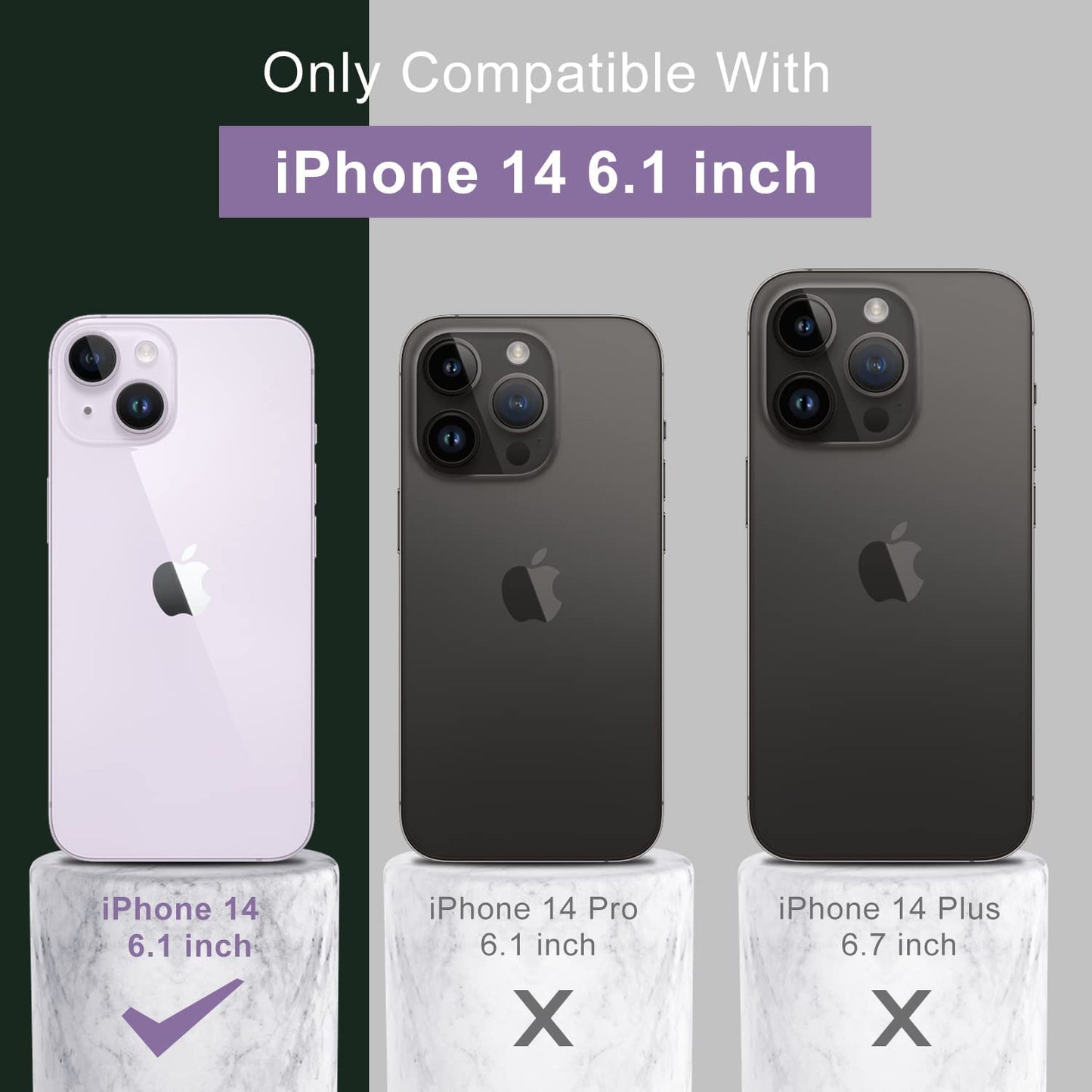 DEENAKIN Iphone 14 Case with Screen Protector,Enhanced Camera Cover,Passing 16Ft Drop Tested Soft Silicone Gel Rubber,Slim Fit Protective Phone Case for Iphone 14 6.1" Army Green  DEENAKIN   