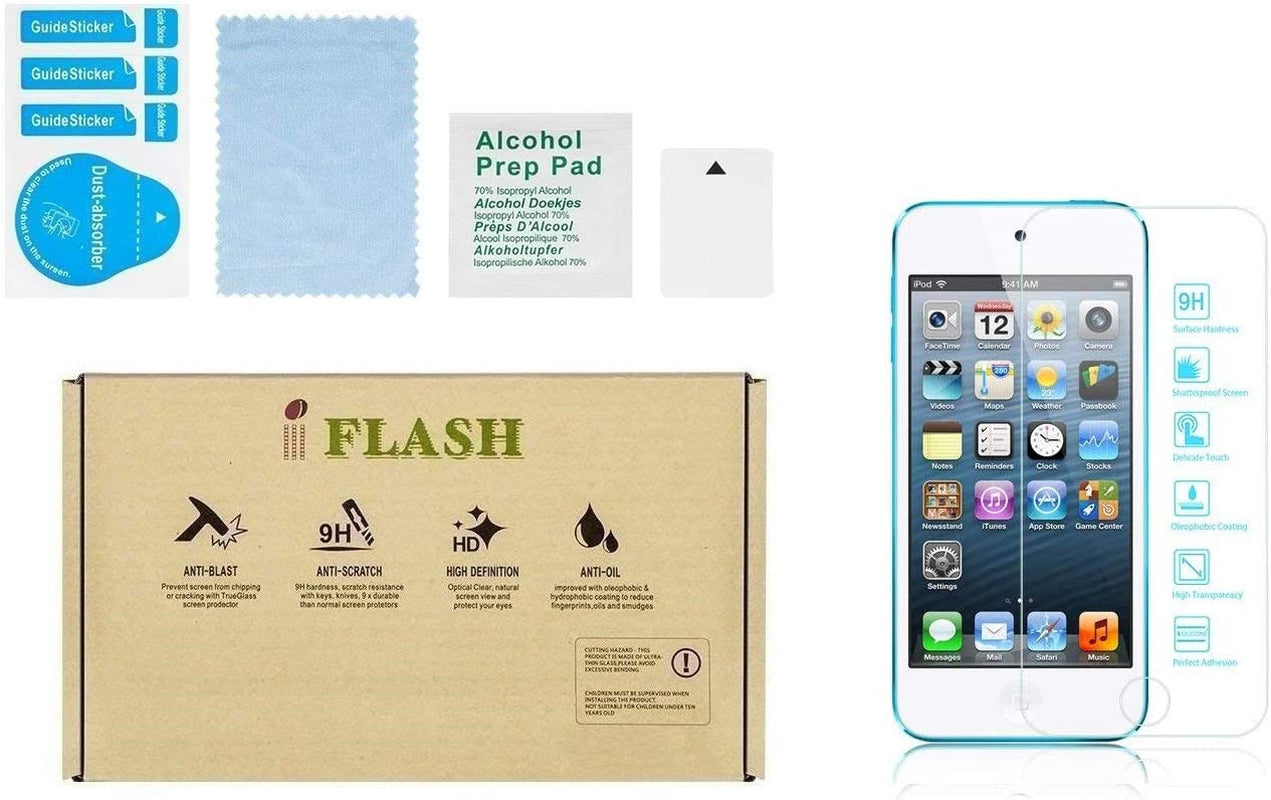 IFLASH Iphone XR, Iphone 11 Glass Screen Protector, Crystal Clear Tempered Glass Screen Protector for Apple Iphone 11 / XR 6.1 2018 2019 - Case Friendly/Bubble Free / 3D Touch/Scratch Proof/Hd  iFlash iPod Touch 5th/6th Gen  