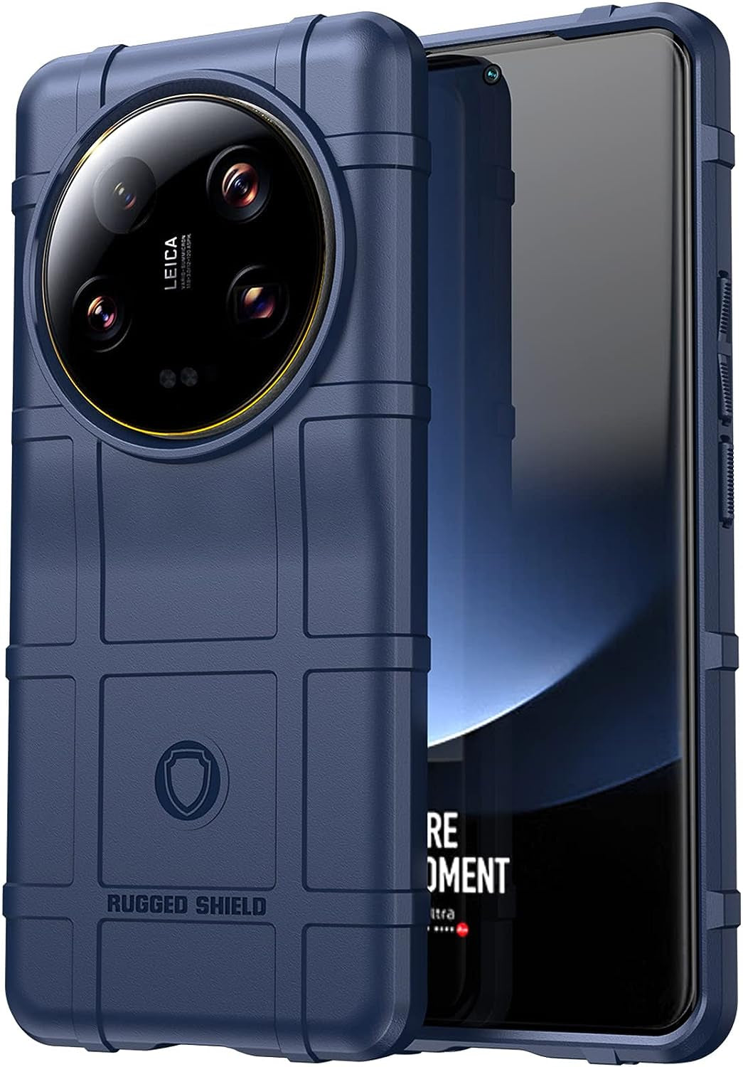 Ysnzaq Military Grade Durable Rugged Case for Xiaomi 13 Ultra (Not 13), Ultra Slim Soft TPU Shockproof Protective Phone Cover for Xiaomi 13 Ultra HD Green  Ysnzaq Blue  