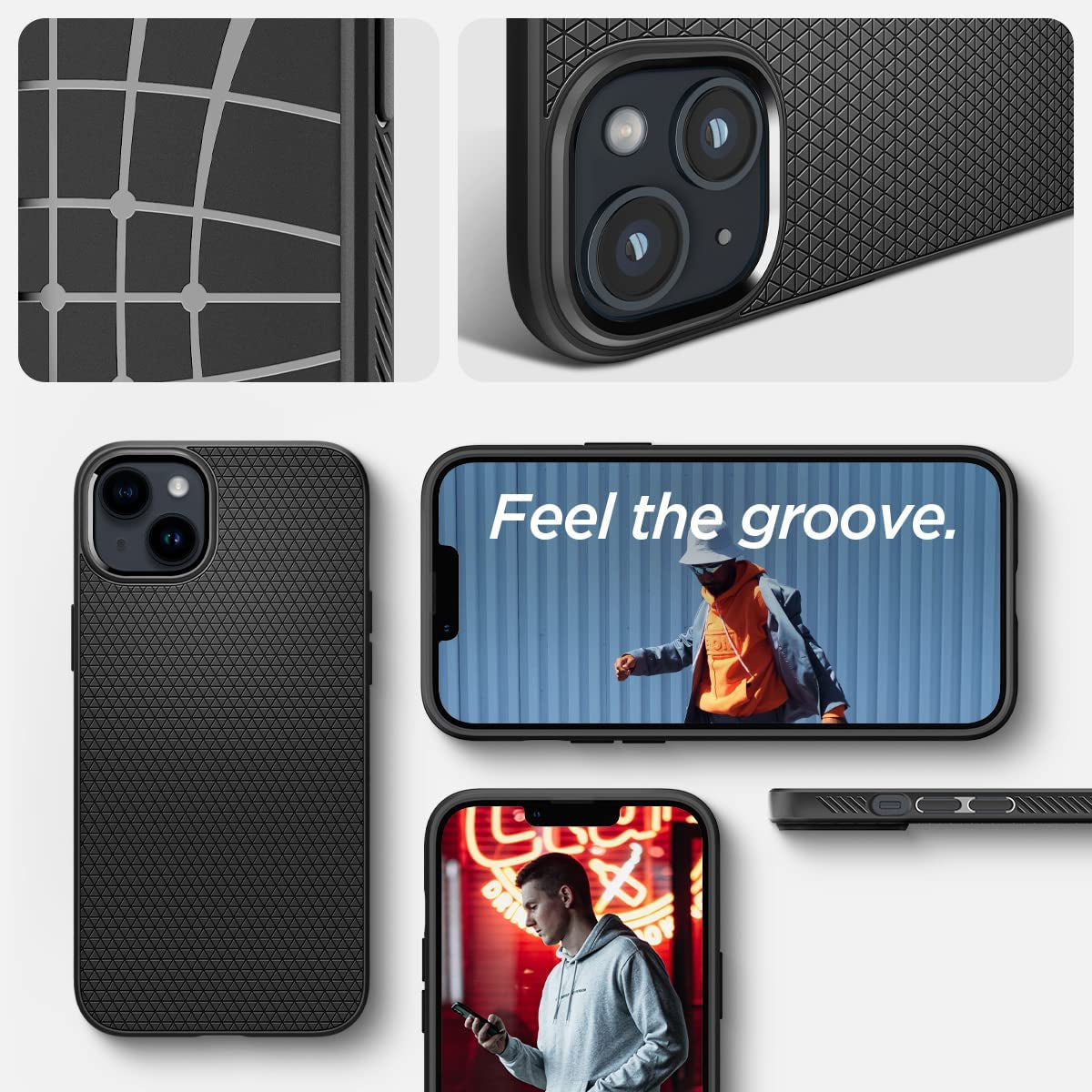 Spigen Liquid Air Armor Designed for Iphone 14 Case (2022) - Matte Black  Spigen   