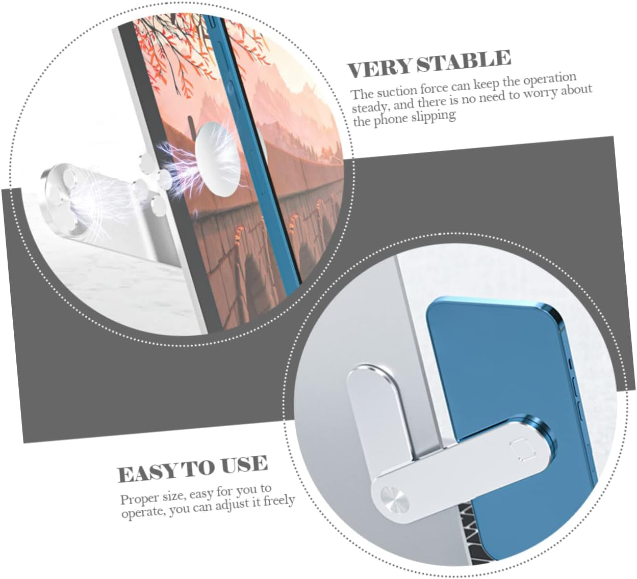 UKCOCO 1 Set Dual Screen Extension Stand Stand for Laptop Adjustable Computer Stand Collapsible Laptop Stand Laptop Phone Extension Holder Phone Stand for Laptop Magnetic Phone Rack Set  UKCOCO   