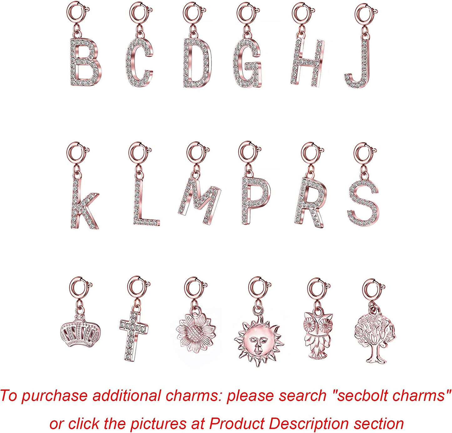 Secbolt Bling Bands Compatible with Apple Watch Bands 38Mm 40Mm 41Mm 42Mm 44Mm 45Mm Iwatch Series 8/7/6/5/4/3/2/1/SE, Women'S Interchangeable Charms Adjustable Bracelet  Secbolt   