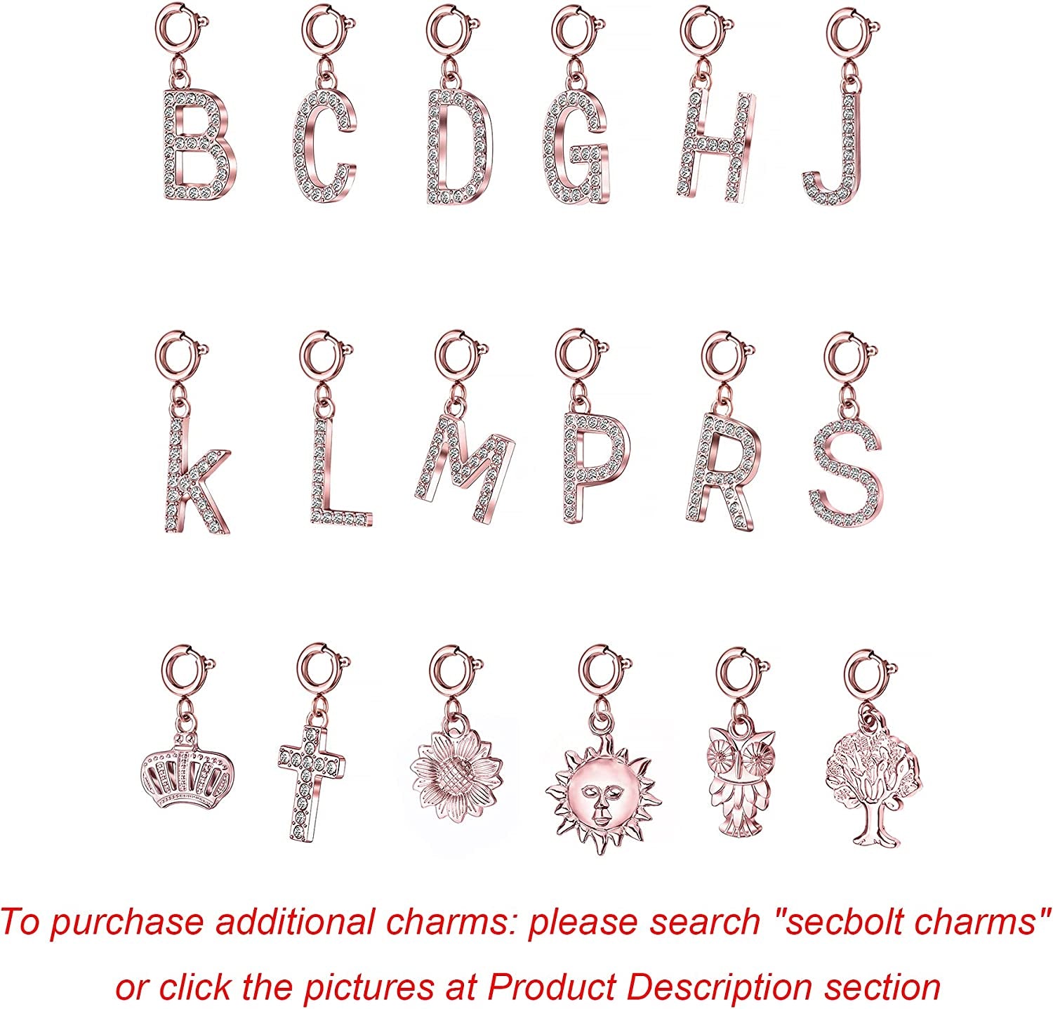 Secbolt Bling Bands Compatible with Apple Watch Bands 38Mm 40Mm 41Mm 42Mm 44Mm 45Mm Iwatch Series 8/7/6/5/4/3/2/1/SE, Women'S Interchangeable Charms Adjustable Bracelet  Secbolt   