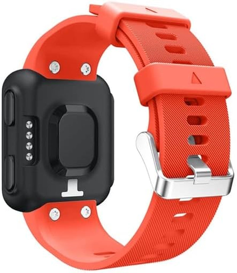 TPUOTI Silicone Watch Strap for Forerunner 35 Wrist Strap Bracelet for Garmin Forerunner 35 Smart Watch Replacement Band  TPUOTI Orange  