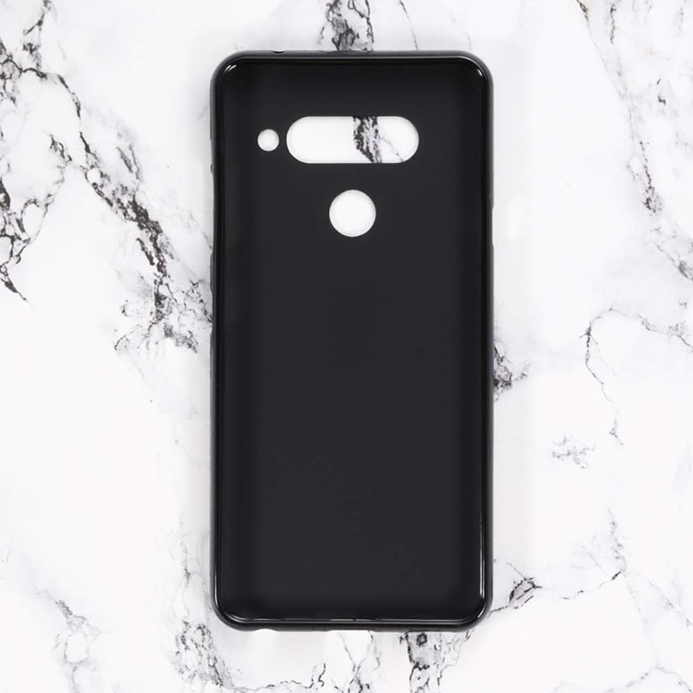Shantime LG V40 Thinq Case, Scratch Resistant Soft TPU Back Cover Shockproof Silicone Gel Rubber Bumper Anti-Fingerprints Full-Body Protective Case Cover for LG V40 Thinq (Black)  Shantime   