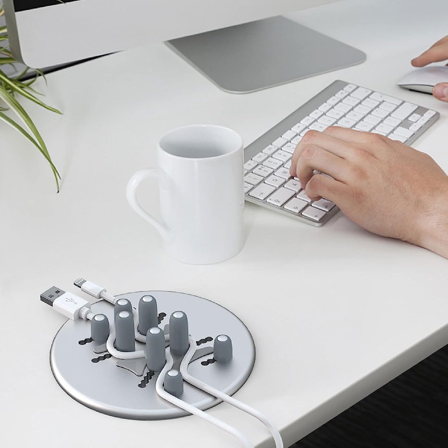 Ifcow Vertical Magnetic Laptop Stand Adjustable Desktop Laptop Holder Stand Fits Laptop Tablet Cellphone Holds Multi Devices  iFCOW   