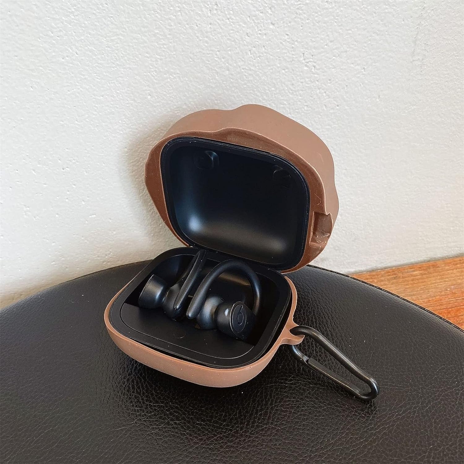 SKPY for Powerbeats Pro Case, 3D Cute Cartoon Biscuit Shockproof Protective Silicone Case for Powerbeats Pro with Keychain for Boys Girls Teens  SKPY   