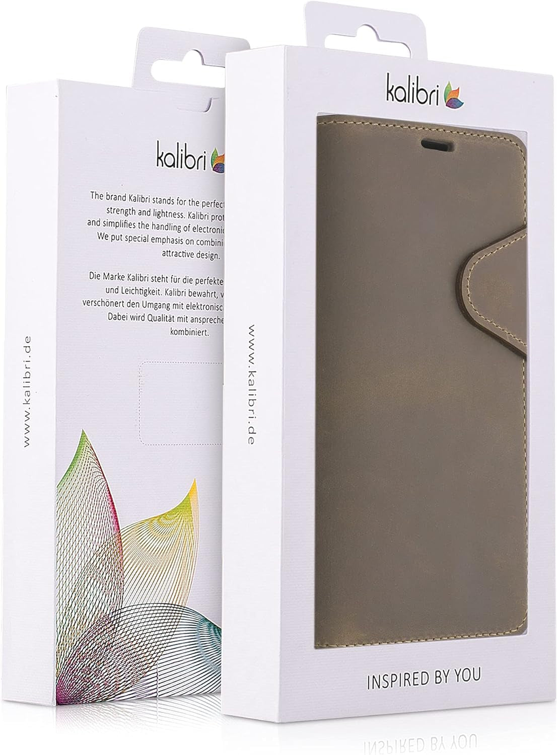 Kalibri Case Compatible with Google Pixel 4A 5G - Case Real Leather Protective Wallet Cover with Card Slot - Brown  kalibri   