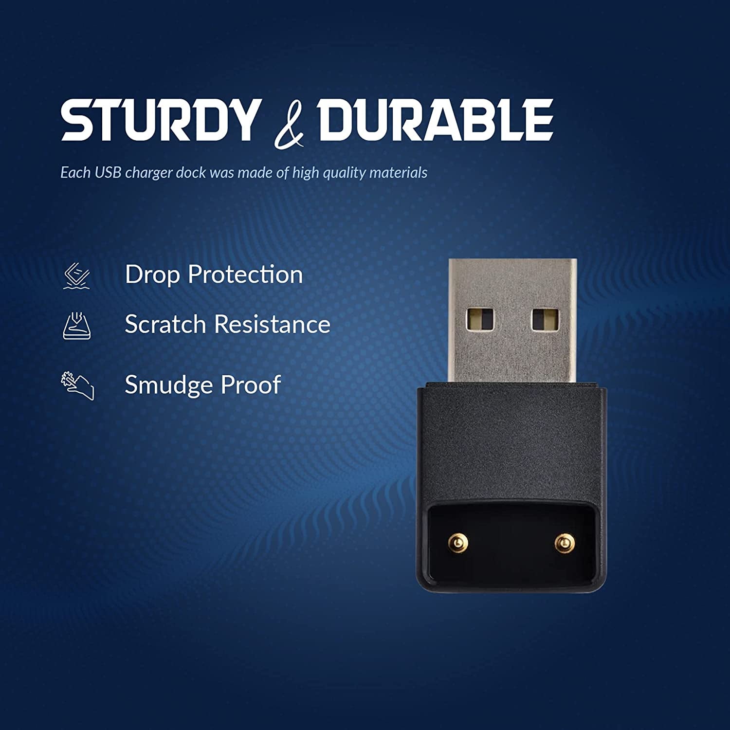 RAPIDCHARGE Magnetic USB Portable Charger Fast and Reliable (1-Pack)  All Products LLC   