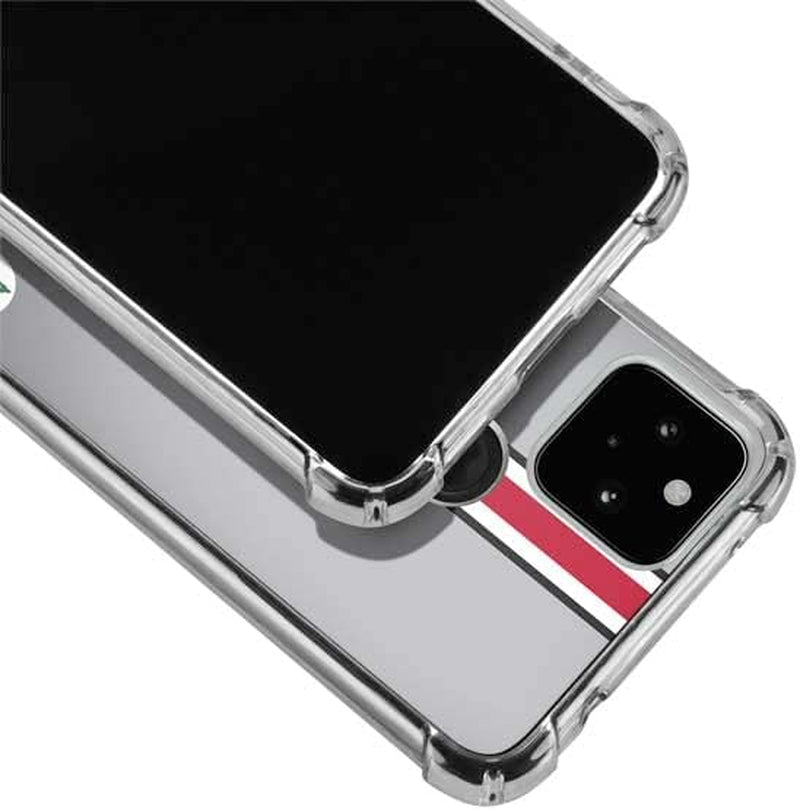 Skinit Clear Phone Case Compatible with Google Pixel 4A 5G - Officially Licensed Ohio State University Buckeyes Design  Skinit   