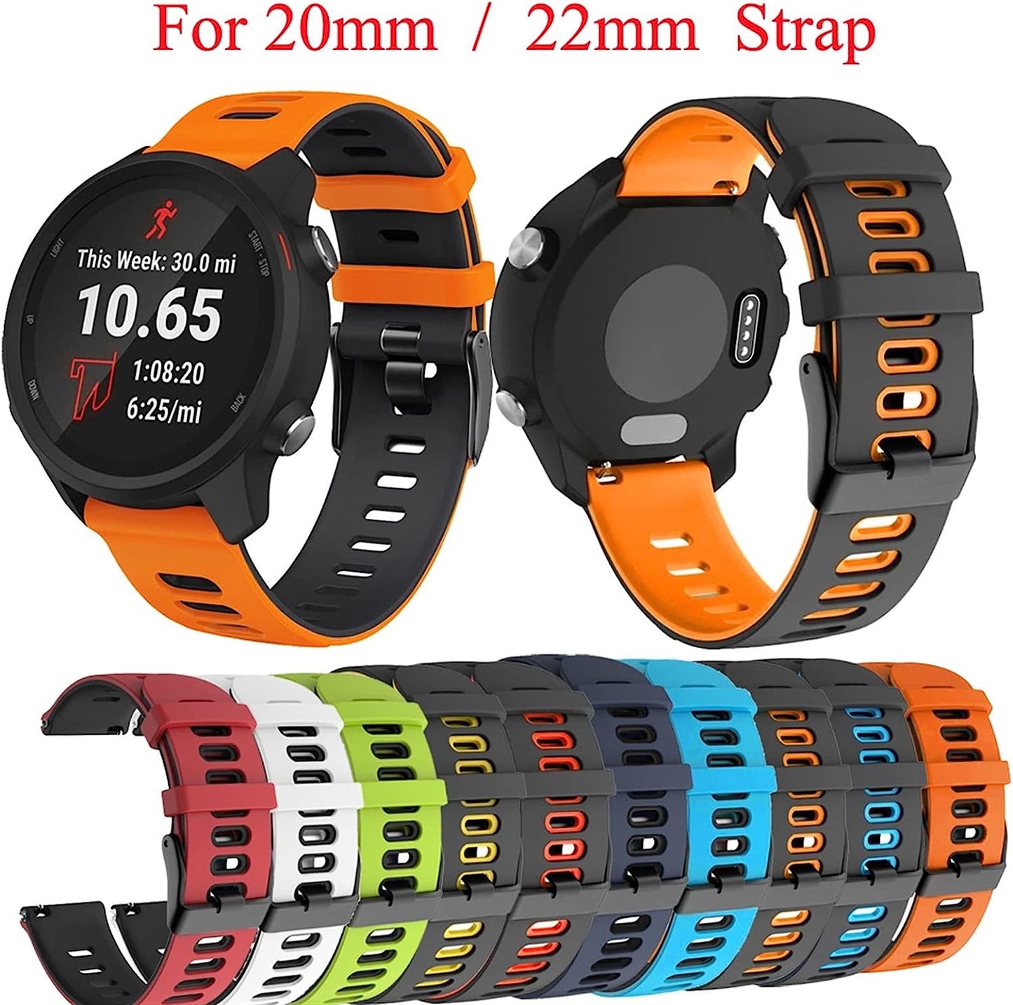 CZKE 20Mm Replacement Band for Samsung Galaxy Watch 3 41Mm Silicone Strap Galaxy Watch Active 42Mm Watchband Active2 40 44Mm Bracelet  CZKE-CN   