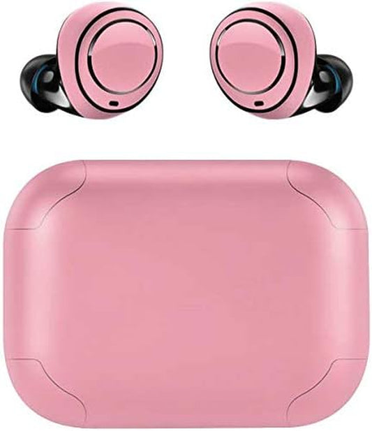Skinit Decal Skin Compatible with Echo Buds - Officially Licensed Originally Designed Light Pink Design  Skinit   